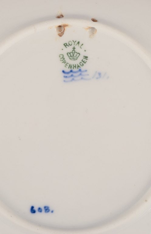 Royal Copenhagen Christmas Plate from 1918. - 4