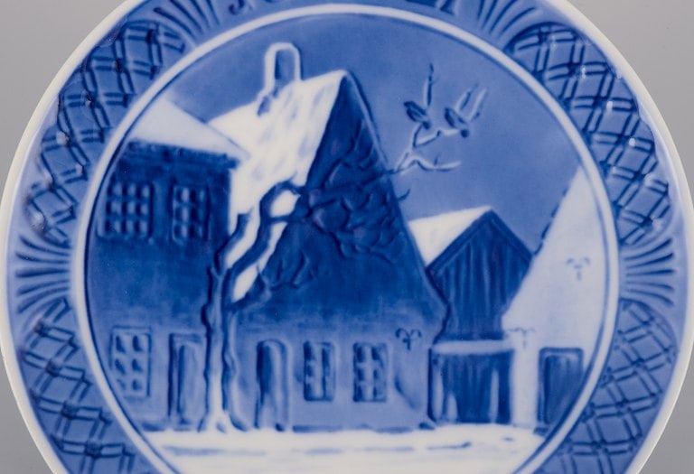 Royal Copenhagen Christmas Plate from 1921. - 3