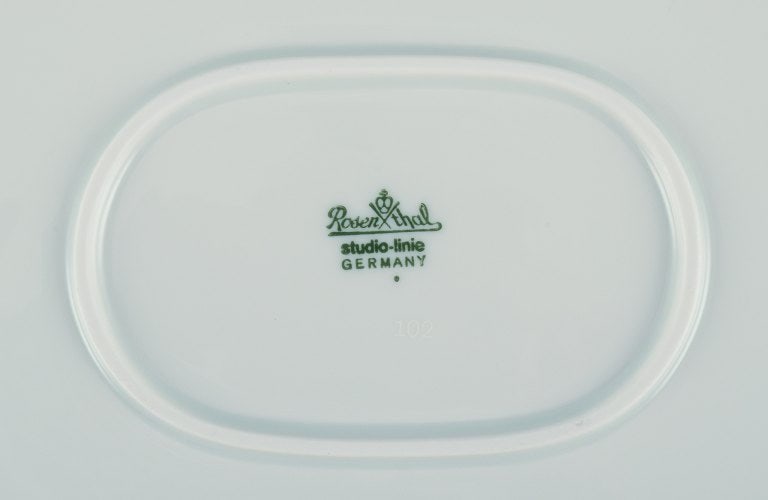 Tapio Wirkkala (1915-1985) for Rosenthal Studio-linie, "Century Blütentraum". Large oval dish - 5