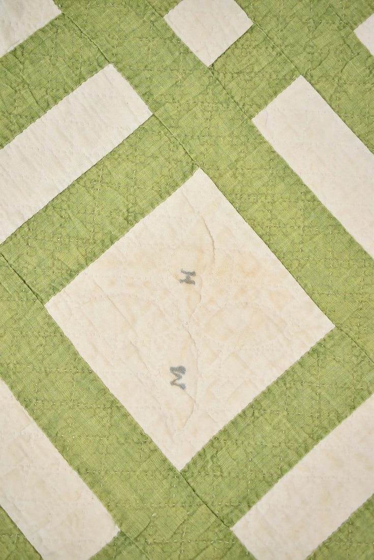 Carpenter's Square Quilt, d. "1871" - 4