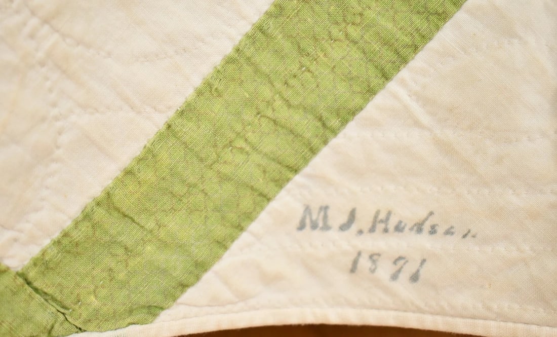 Carpenter's Square Quilt, d. "1871" - 5