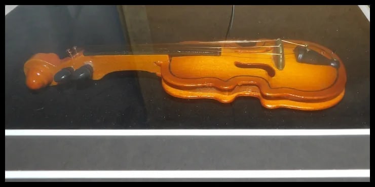 Framed 3D Miniature Musical Instruments - 6