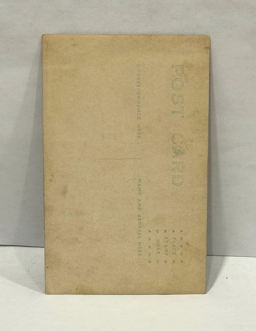 RPPC Real Photo Postcard Women Dressed as Lady Liberty Flag Dress Hat Patriotic - 3