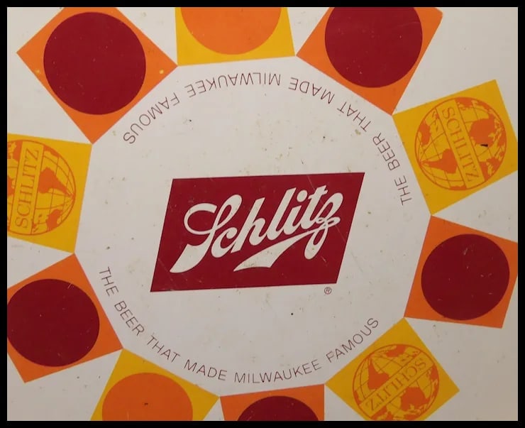 Vintage 1968 Schlitz Beer Tray - 4