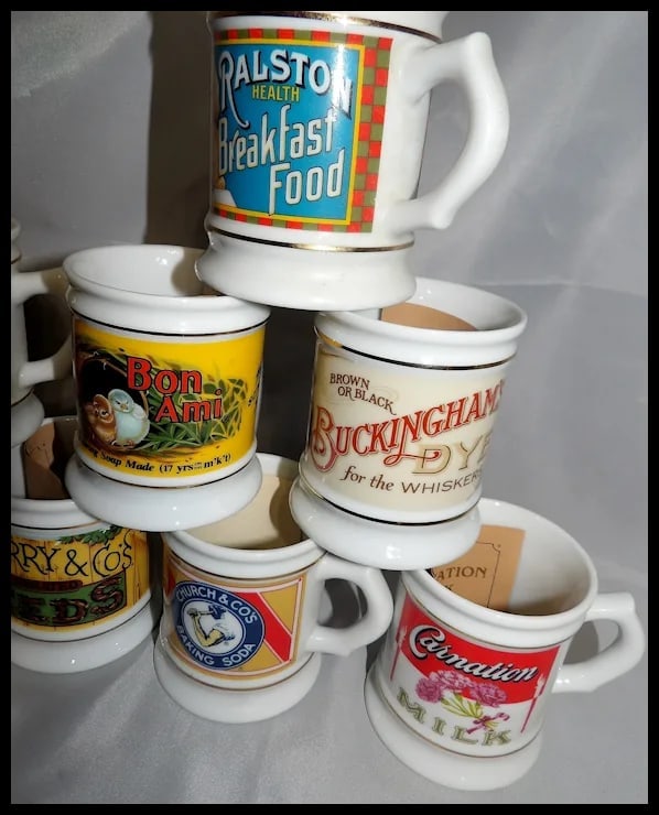 Vintage 1980’s NOS Franklin Mint The Corner Store Coffee Mug Collection - 7