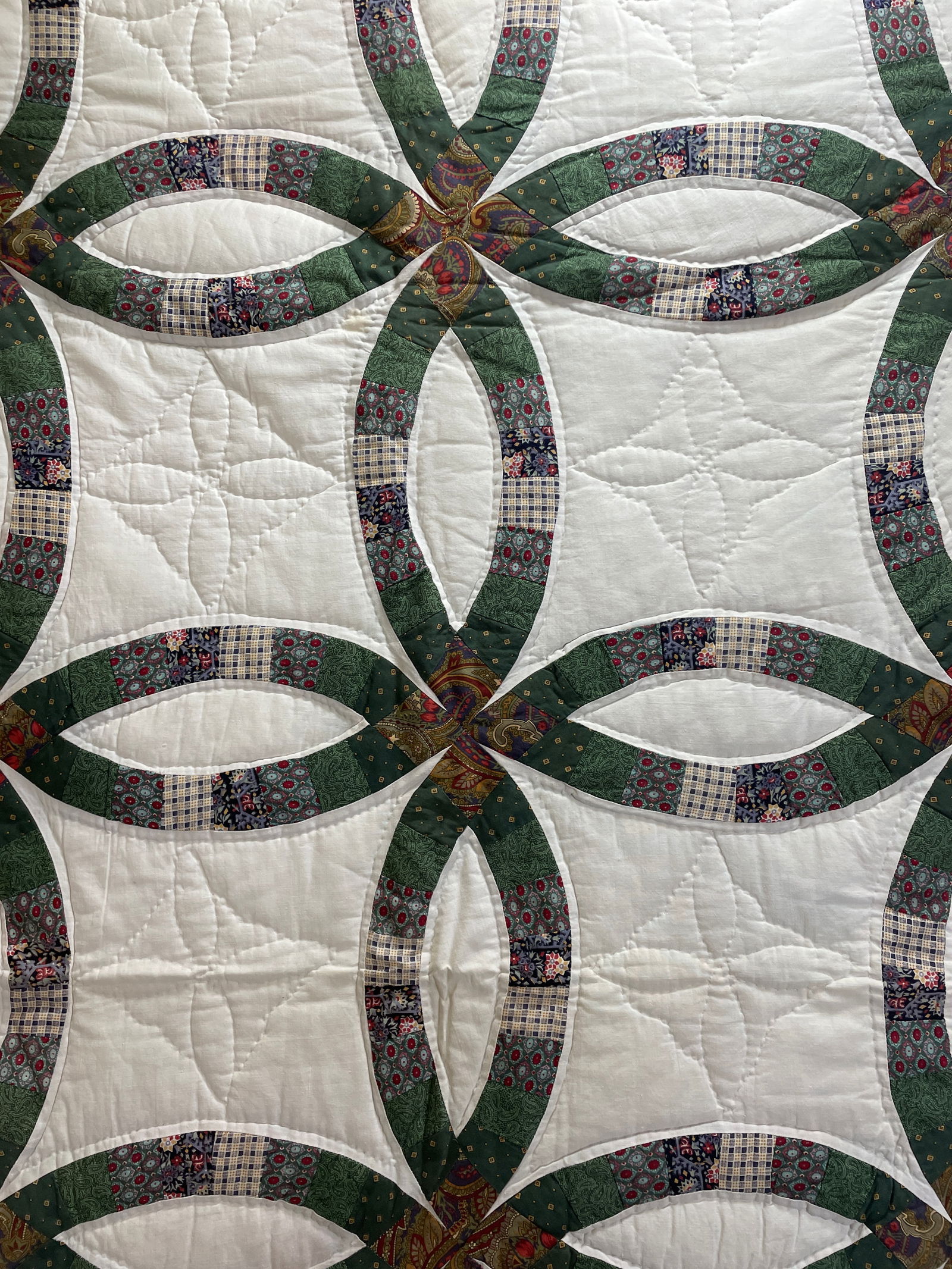 Wedding Ring Quilt 83" x 66" - 2
