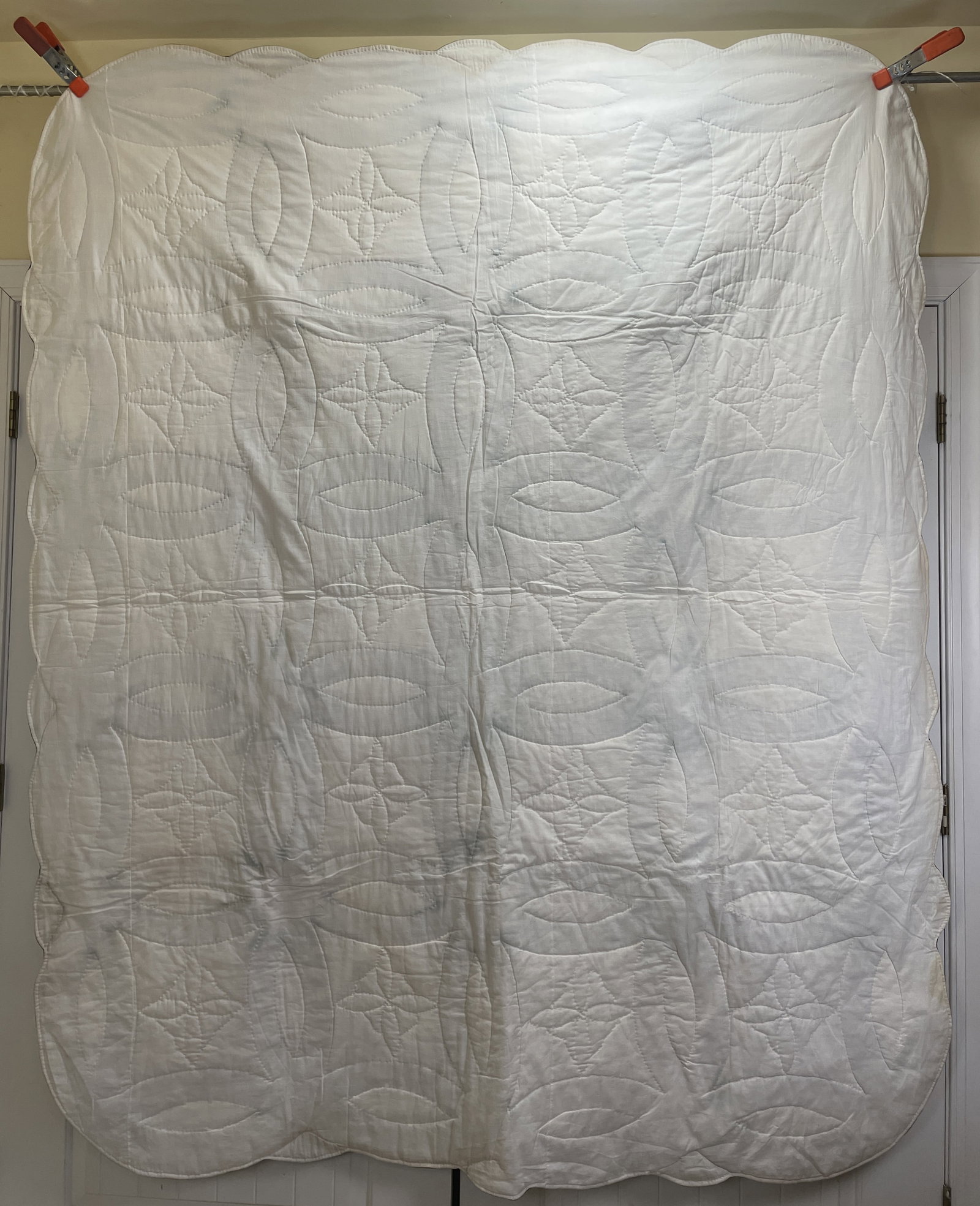 Wedding Ring Quilt 83" x 66" - 6