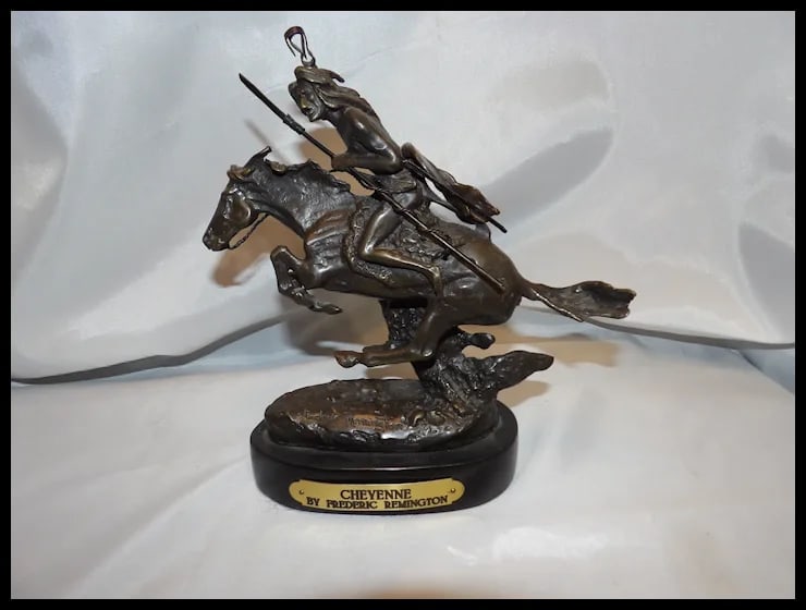 Fredrick Remington Cheyenne Bronze- ASB Casting - 2