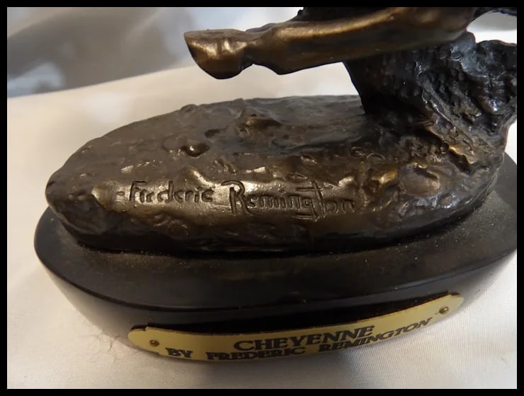 Fredrick Remington Cheyenne Bronze- ASB Casting - 8