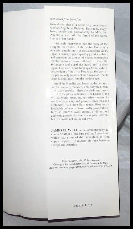 Gai-Jin – James Clavell – 1993 Delacorte Press - 7