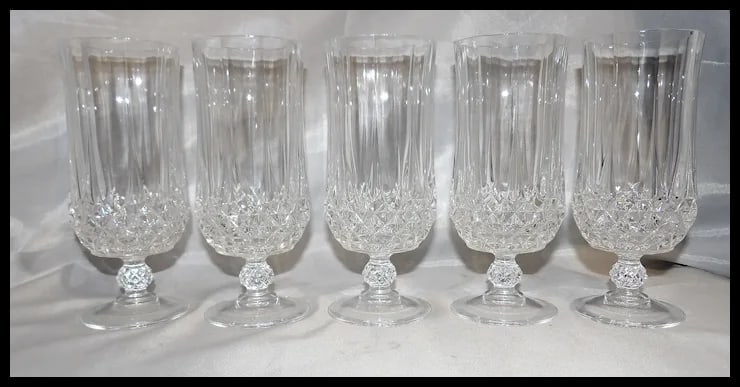 Cristal D’Arques- Durand Longchamp Pattern Ice Tea Glass - 2