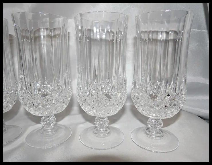 Cristal D’Arques- Durand Longchamp Pattern Ice Tea Glass - 4
