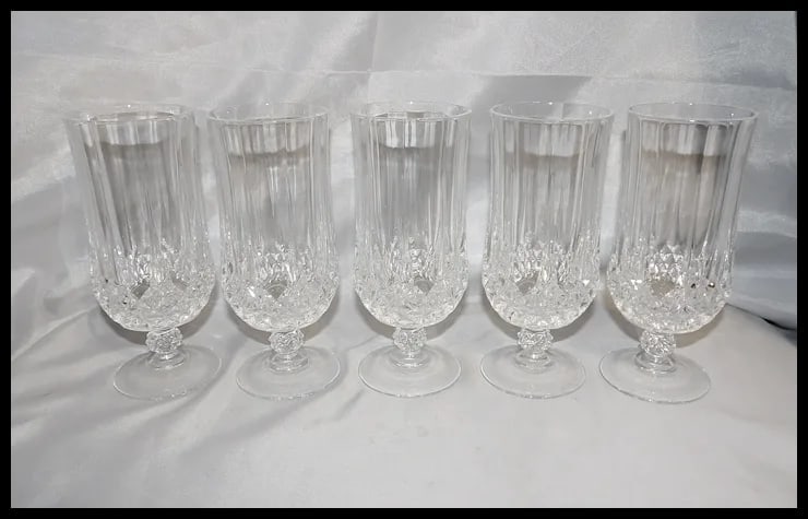 Cristal D’Arques- Durand Longchamp Pattern Ice Tea Glass - 8