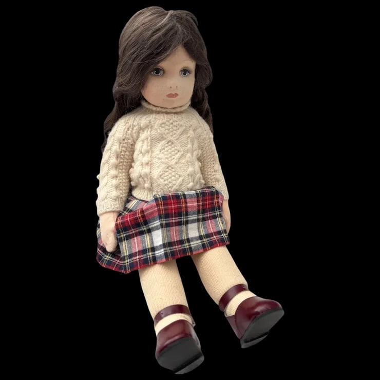 Vintage 1982 Debby Anderson cloth handmade Doll (1 of 11)