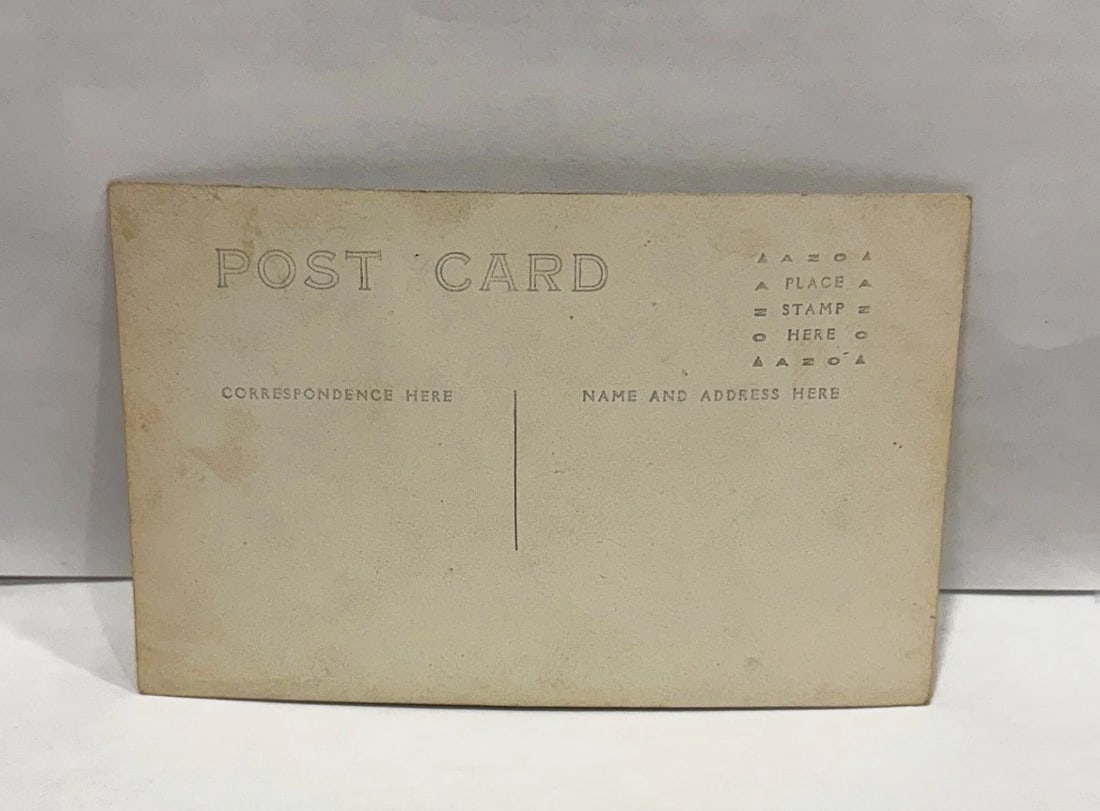 RPPC Real Photo Patriotic Postcard Uncle Sam Child & Dog Parade July 4 1900 - 2