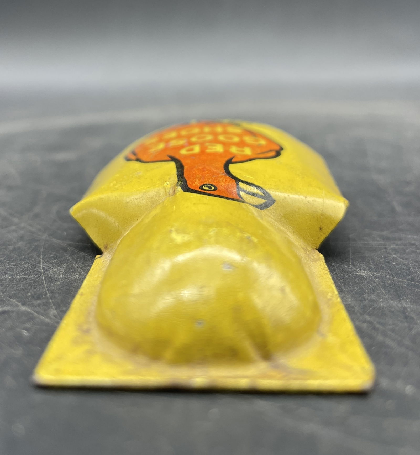 VINTAGE RED GOOSE SHOES ADVERTISING CLICKER TIN LITHO Germany - 3