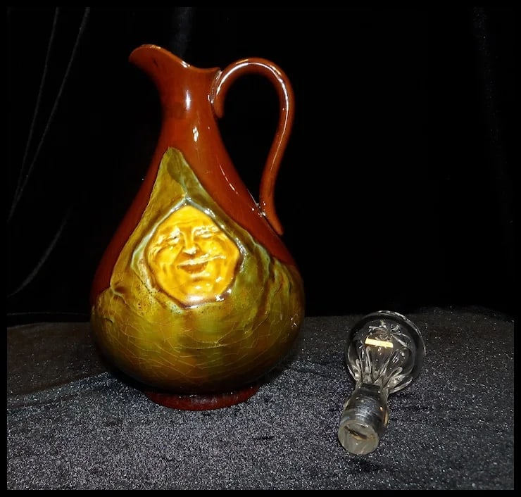 Royal Doulton Kingsware “The Jovial Monk” Dewar’s Scotch Whisky Flask - 7