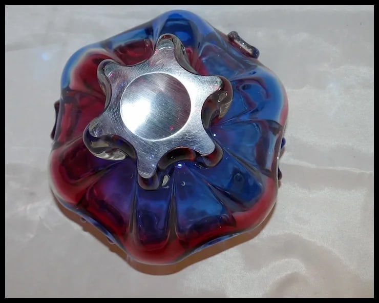 Bohemia Art Glass Dish by Josef Hospodka for Chribska Glassworks - 5
