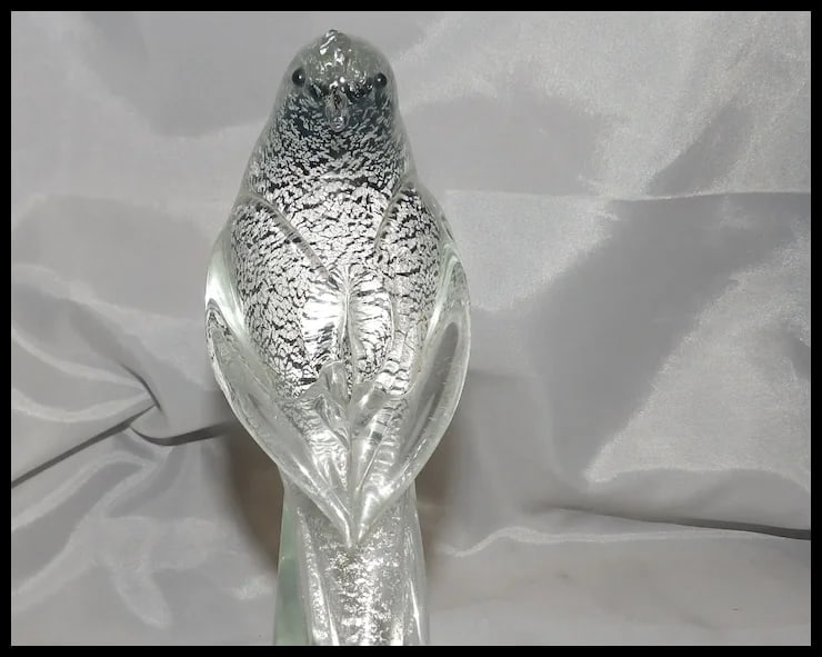 Murano Formia Fischer’s Whydah Glass Sculpture from Exotic Birds of the World - 3