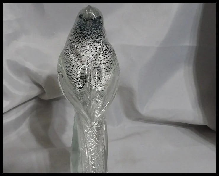 Murano Formia Fischer’s Whydah Glass Sculpture from Exotic Birds of the World - 7