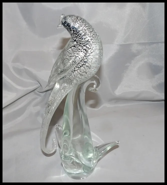 Murano Formia Fischer’s Whydah Glass Sculpture from Exotic Birds of the World - 8