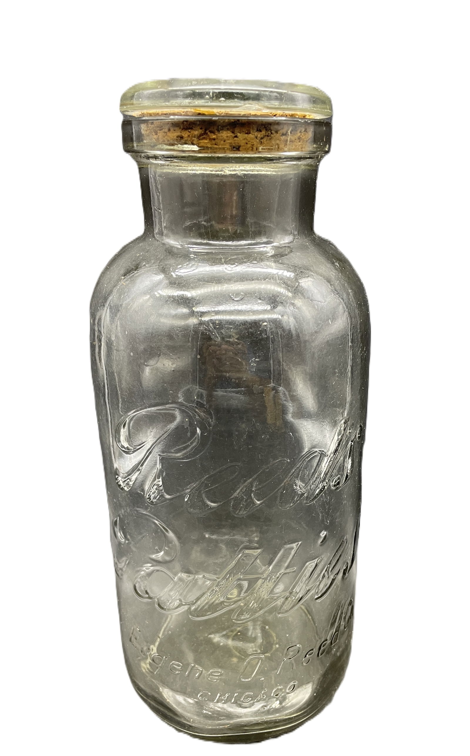 ORIGINAL REEDS PATTIES CANDY JAR REED CANDY CO. CHICAGO WITH LID (1 of 8)