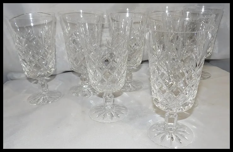 LENOX "Charleston" Iced Tea Glass 6 3/4" Hand Blown Lead Crystal - 3