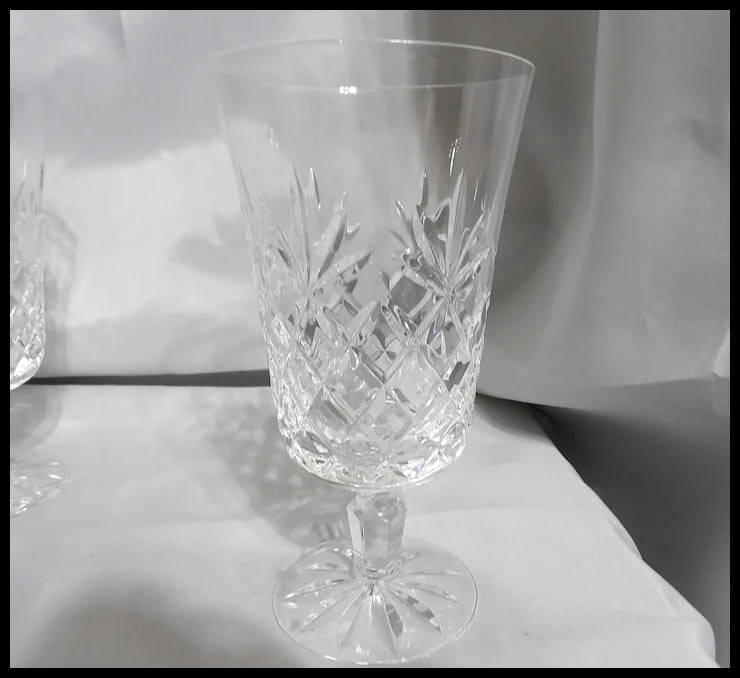 LENOX "Charleston" Iced Tea Glass 6 3/4" Hand Blown Lead Crystal - 6