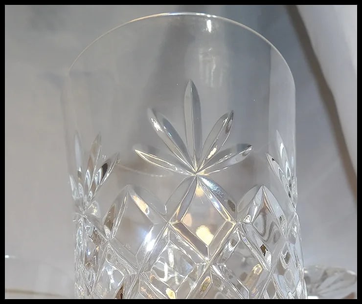 LENOX "Charleston" Iced Tea Glass 6 3/4" Hand Blown Lead Crystal - 9