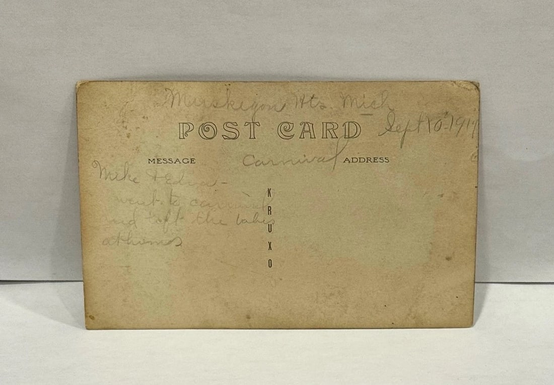 RPPC Real Photo Postcard Major Lee World's Smallest Man 1900 Sideshow Midget - 3