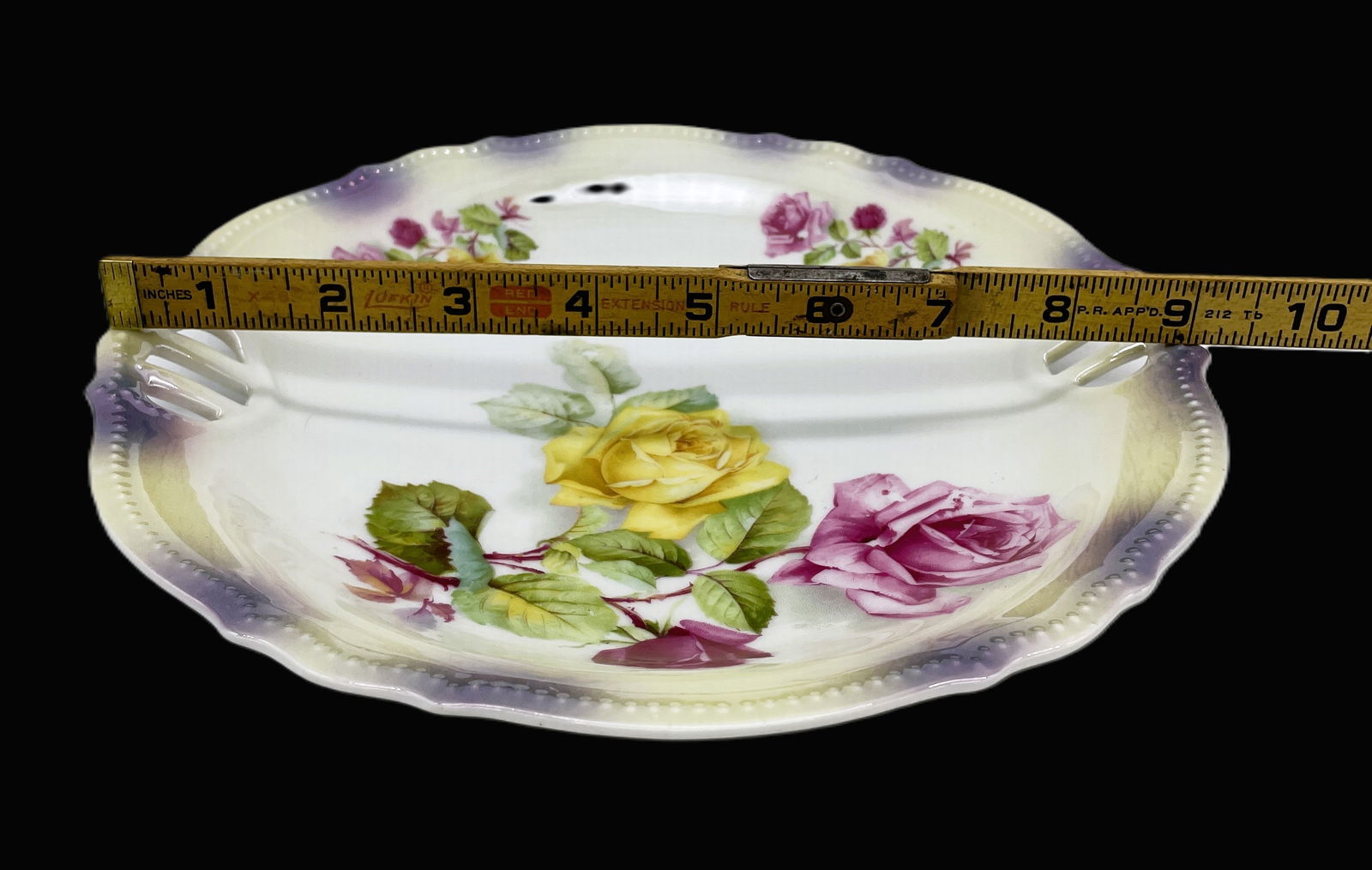ANTIQUE GERMAN CAKE PLATE - 7