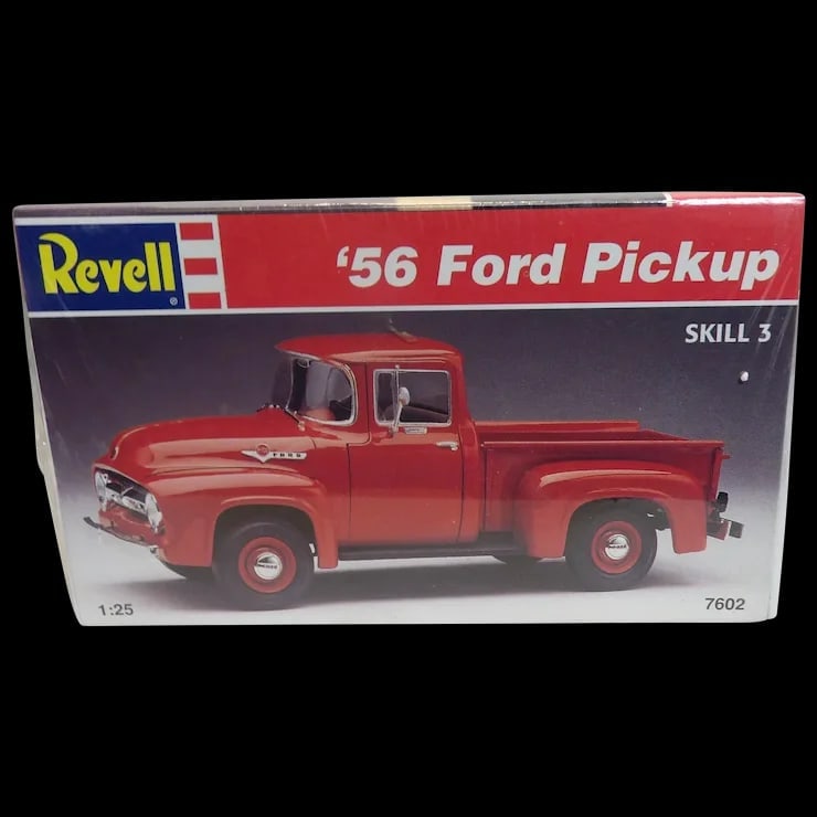 Revell 1956 Ford Pickup- 1:25 Scale Original Unopened Package (1 of 7)