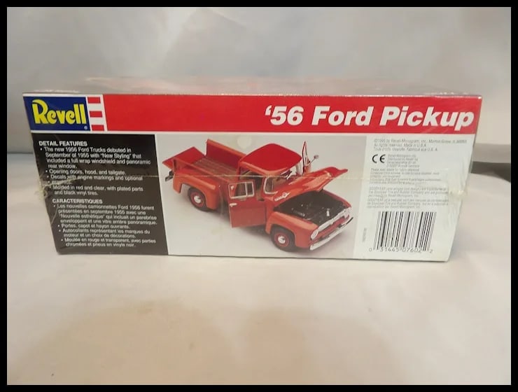 Revell 1956 Ford Pickup- 1:25 Scale Original Unopened Package - 6