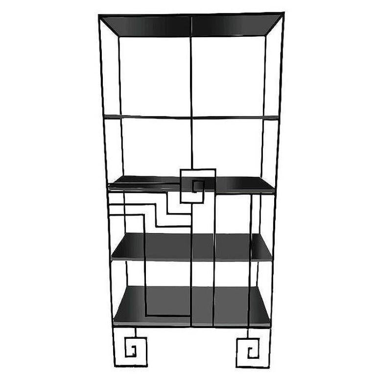‘Biltmore’ Wrought Iron Etagere by Marina McDonald for Jazz Furniture - 6