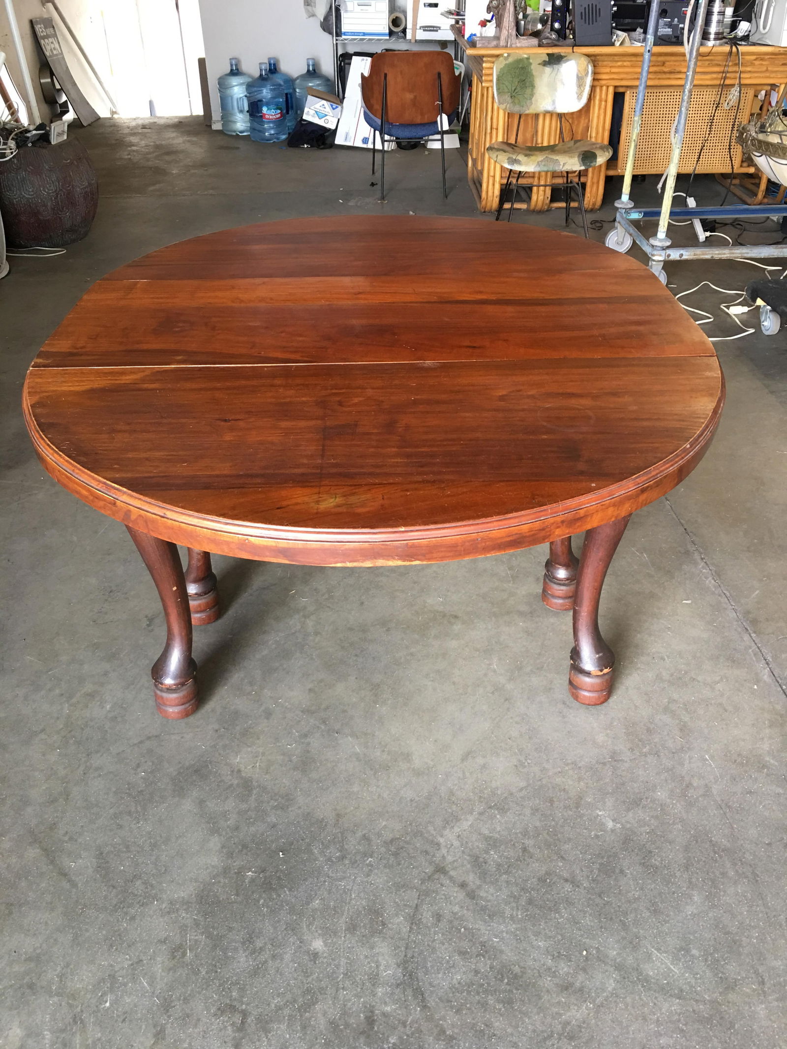 18th Century Georgian Drop-Leaf Mahogany Dining Table - 3