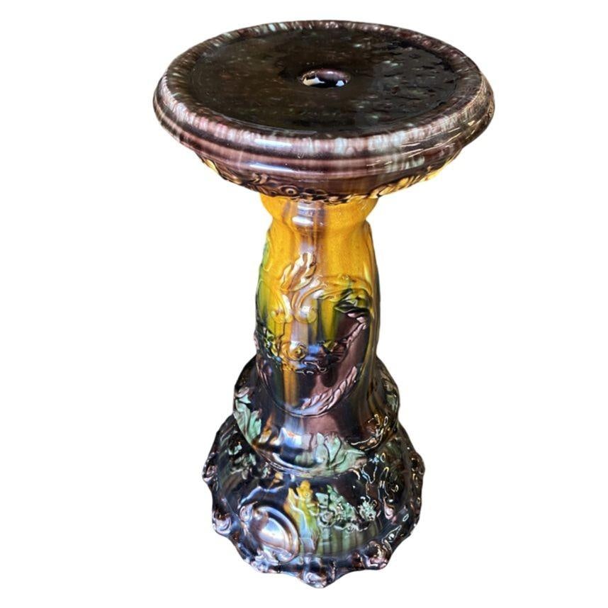 Robinson Ransbottom Pottery Jardiniere Planter & Pedestal - 18