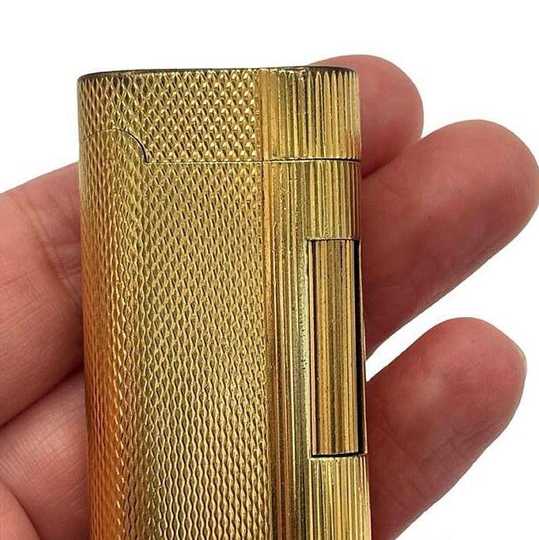 Dunhill S-Type Gold Plated "Rollagas" Lighter, Circa 1970 - 4