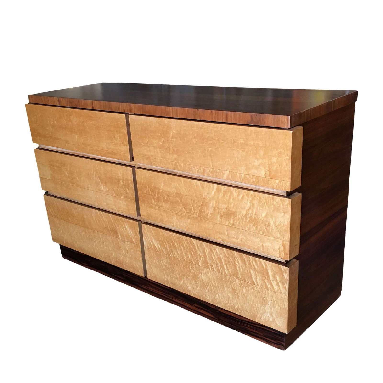 Eliel Saarinen Inspired Streamline Moderne 6-Drawer Dresser - 9
