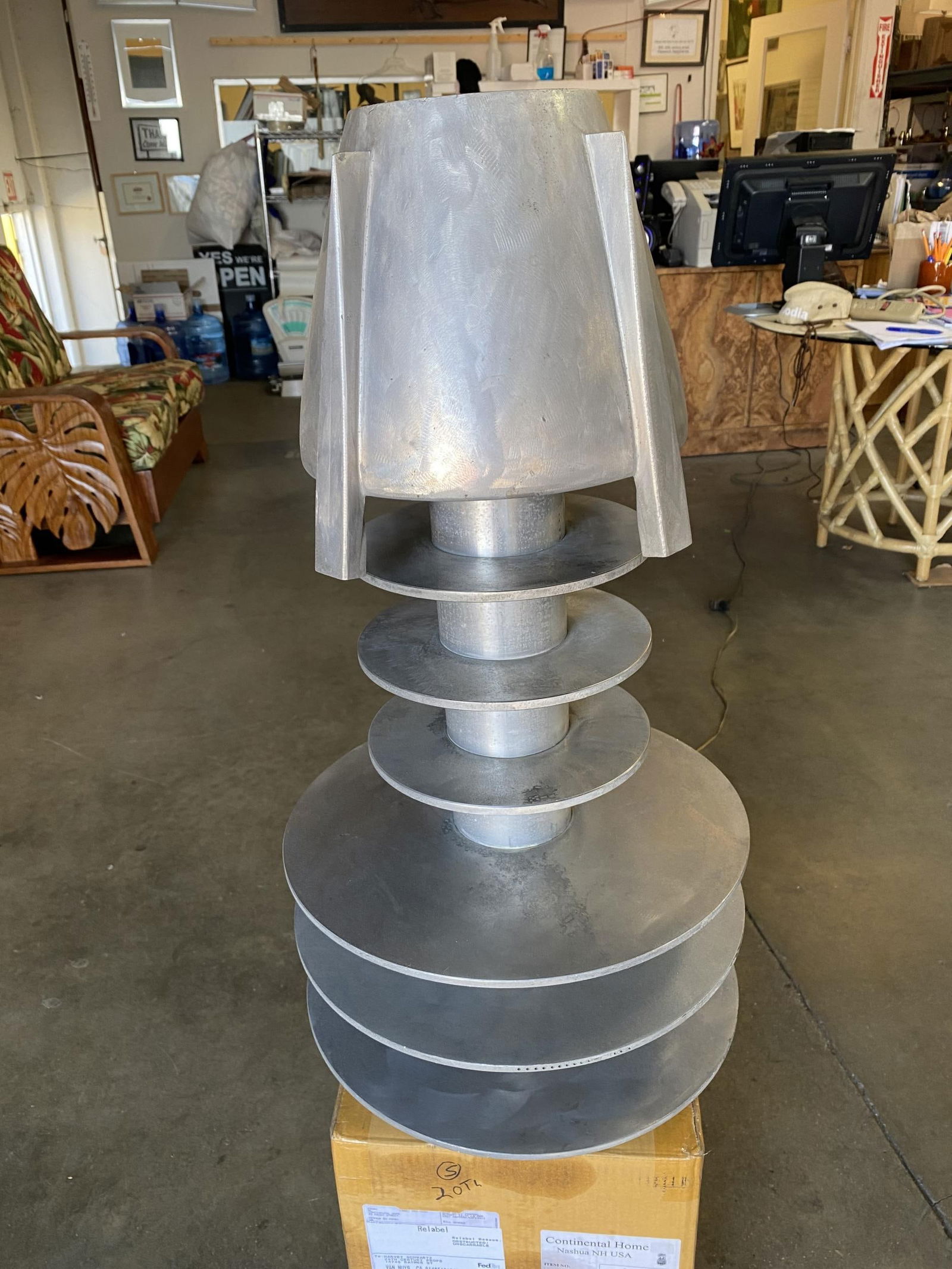 Custom Made Aircraft Aluminum Airplane Turbine Blinker Lamp - 20