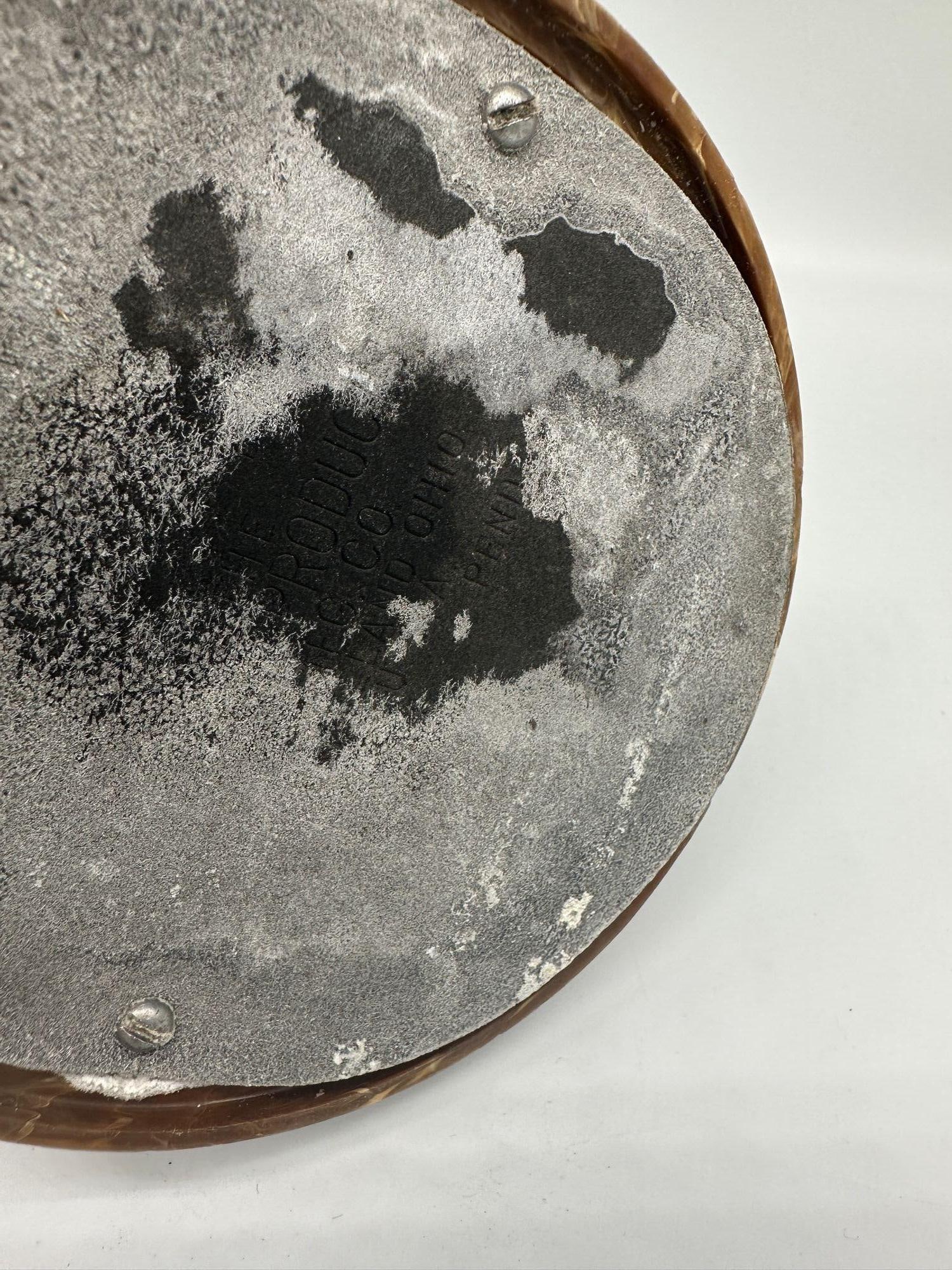 1930s Arrow "Naughty Hula Girl" Swirled Bakelite Table Striker Lighter - 5