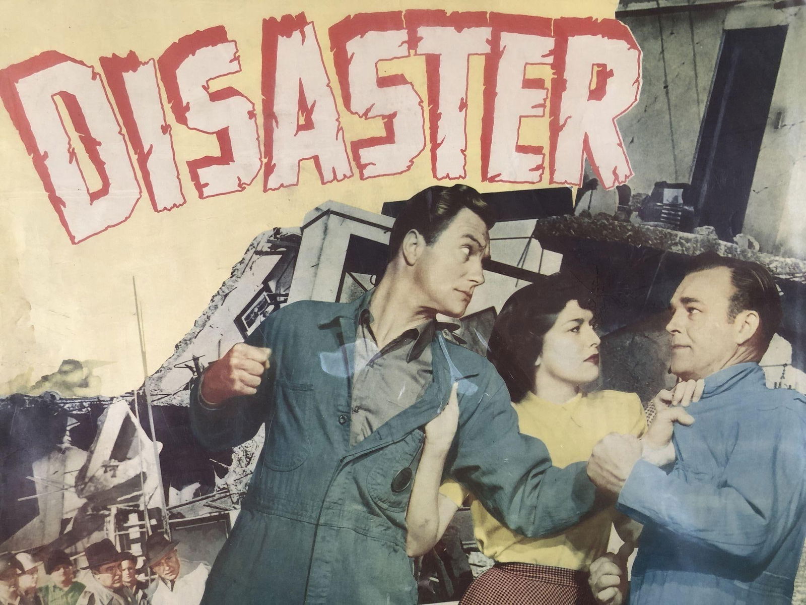Original 1948 Disaster Movie Poster Paramount Studio - 3