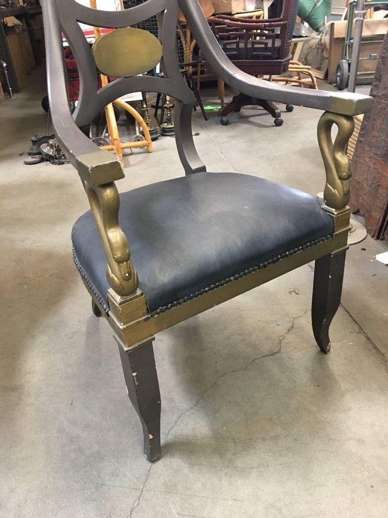 1934 Cleopatra Prop Egyptian Throne Chair Used by Claudette Colbert - 11