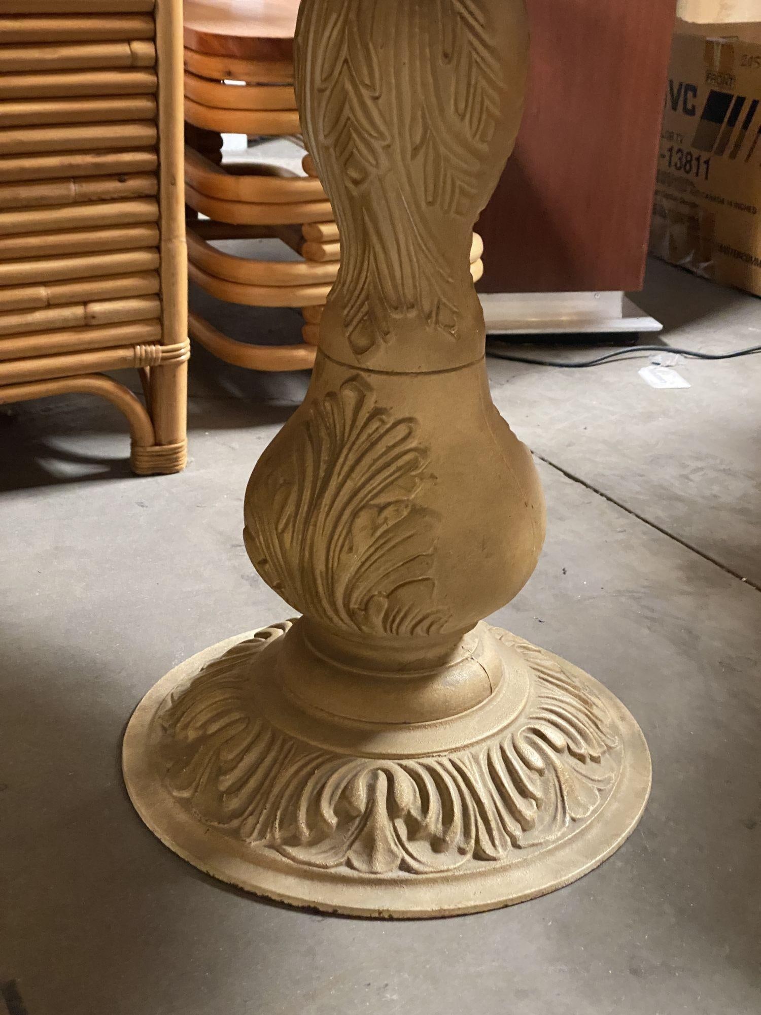 Portoro Nero Marble Dining Set with High Back Thomasville Chairs - 2