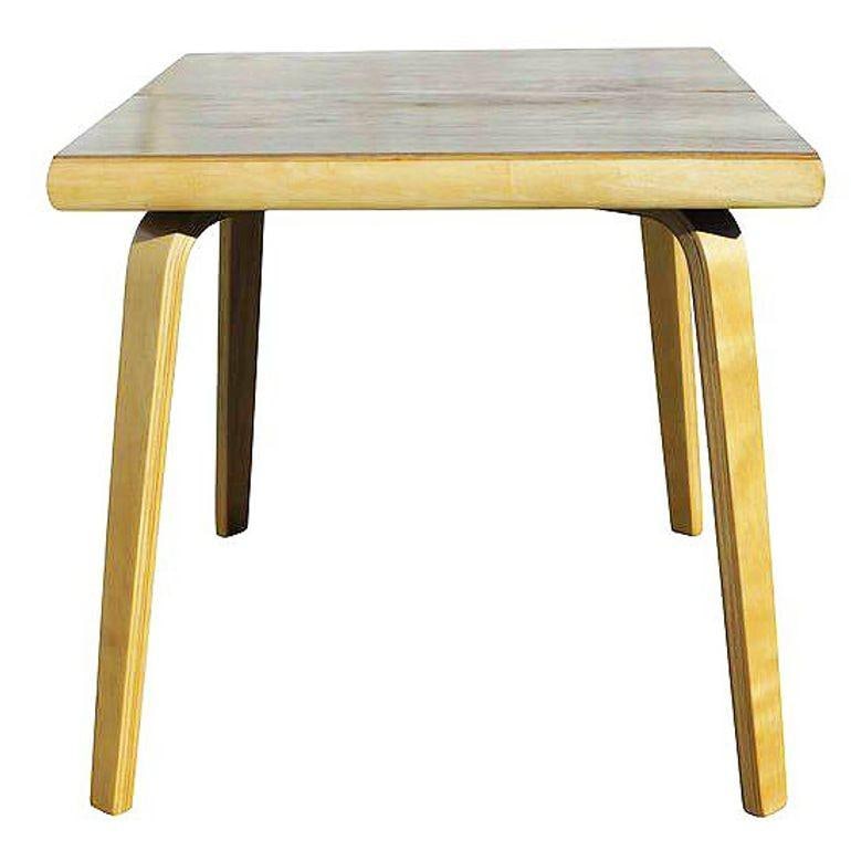 Mid-century Bent Plywood Dining Table w/ Birch Top by Thaden-Jordan Furniture - 2