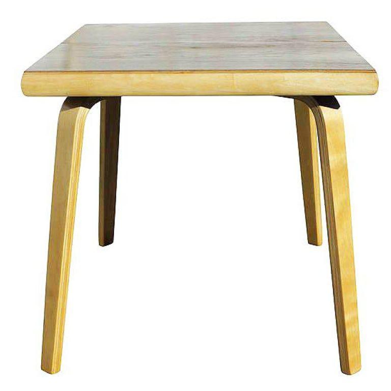 Mid-century Bent Plywood Dining Table w/ Birch Top by Thaden-Jordan Furniture - 9