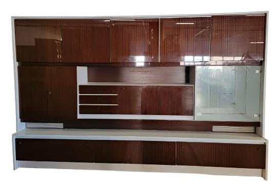 Mid Century Modern German Lacquered Storage and Display Wall Unit (1 of 9)