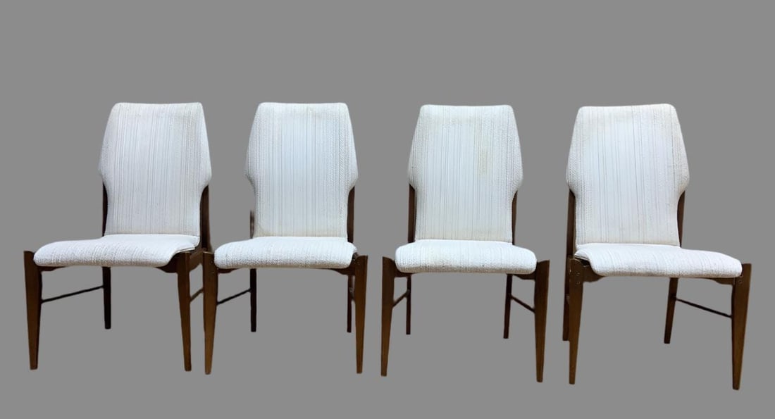 Mid Century Modern Arne Vodder for Lane Furniture Walnut High Back Dining Chairs - Set of 4: Title: Mid Century Modern Arne Vodder for Lane Furniture Walnut High Back Dining Chairs - Set of 4 Description: Mid Century Modern Arne Vodder for Lane Furniture Walnut High Back Dining Chairs - Set o
