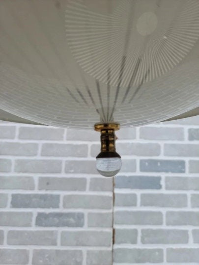 Mid Century Modern Space Age Pull Down Ceiling Pendant Light - 6