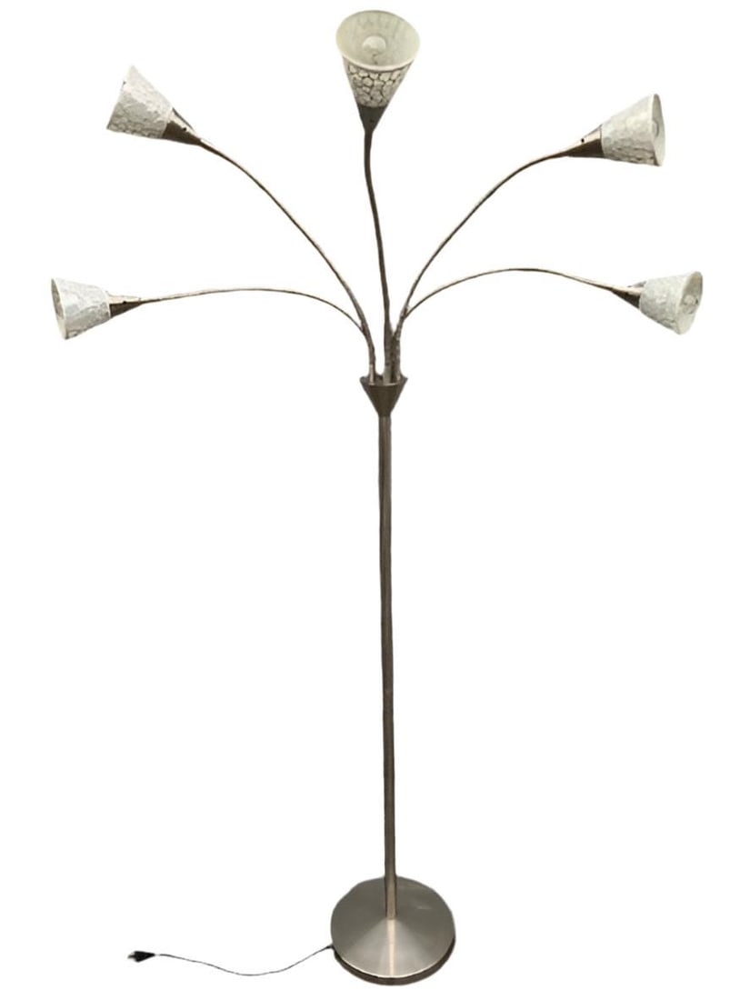 Mid Century Modern 5 Flex Arm Floor Lamp (1 of 9)