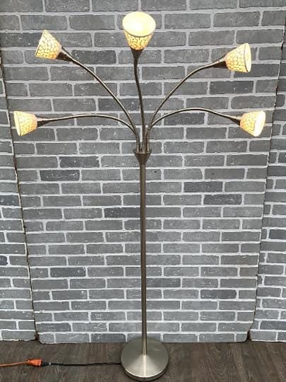 Mid Century Modern 5 Flex Arm Floor Lamp - 8